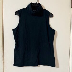 Ralph Lauren Black Turtleneck Tank Top